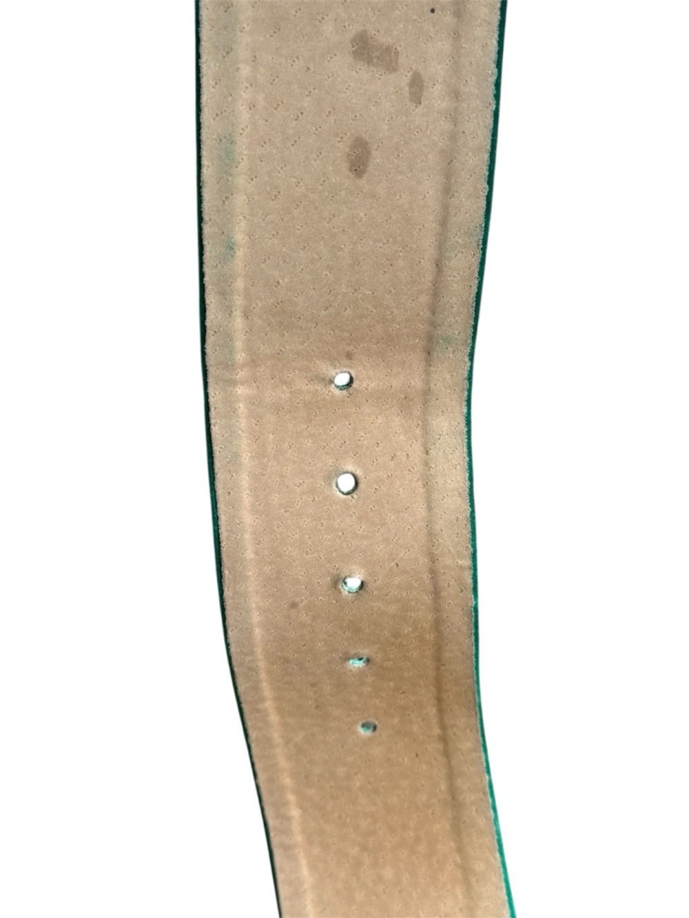 Accessories by Pearl Brass and Suede Wide Belt in Emerald Green - Picture 9 of 10